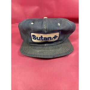 Sutan herbicide Mesh Trucker Hat Denim Snapback Patch Cap Seed Farm K-Products